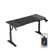 Huzaro Hero 3.6 RGB Schwarzer Gaming-Schreibtisch