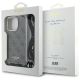 7. Guess Crossbody Cord 4G Print Hülle für iPhone 16 Pro – braun