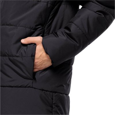 5. Herren Übergangsjacke Jack Wolfskin DEUTZER LONG JKT M schwarz atmungsaktives Material schwarz (1207451_6000)