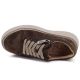 4. Braune Damen-Plateauschuhe aus Wildleder, Jezzi 26PB18-566
