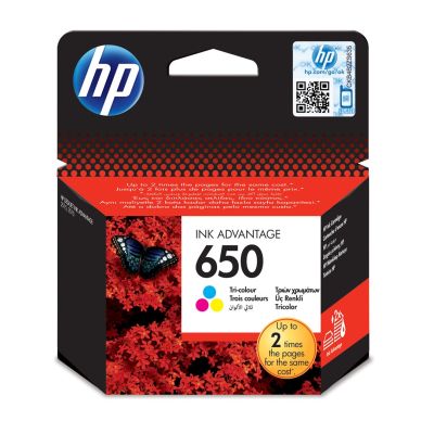 HP-Farbtinte HP 650, HP650=CZ102AE, 200 Seiten