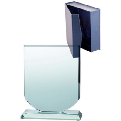 6. Glastrophäe mit Etui
