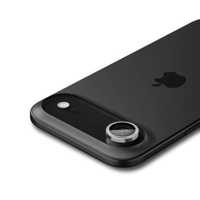 4. Spigen Optik Pro GLAS.TR „EZ FIT“ Kamera-Cover 2er-Pack für iPhone Air – Silber