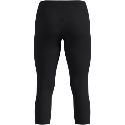 Damen-Laufleggings 3/4 ODLO Tights 3/4 ESSENTIAL, schwarz