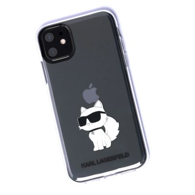 3. Karl Lagerfeld Ikonik Choupette Hülle für iPhone 11 / Xr - Transparent