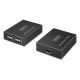 Verlängerungskabel (Extender) über verdrilltes Paar Cat.6 USB 2.0 bis zu 150 m, 4x USB-A bis zu 480 Mbit/s, 1x RJ45 (Gigabit Ethernet) - Set (Empfänger/Sender)