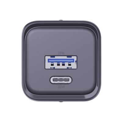 3mk Hyper Charger PD 33W GaN QC4+ PPS AFC FCP SCP 1A1C Wandladegerät – Schwarz