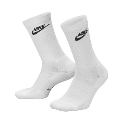 6. Nike Everyday Elevated Socken, 3 Paar, Weiß, IH8522 901