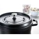 13. Gusseiserner Topf, rund, hoch, STAUB 40502-285-0 - schwarz, 4,8 l