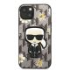 3. Karl Lagerfeld KLHCP13MPMNFIK1 iPhone 13 6.1" grau/grau Flower Ikonik Karl