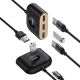 3. HUB Baseus Square USB-A auf 1x USB-A 3.2 Gen 1 / 3x USB 2.0 mit 1m Kabel - schwarz