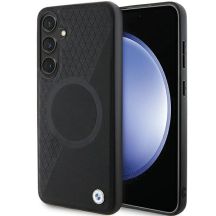 BMW BMHMS24S23RTPK S24 S921 schwarz/schwarzes Hardcase Signature Leather Half Textured & Circle MagSafe