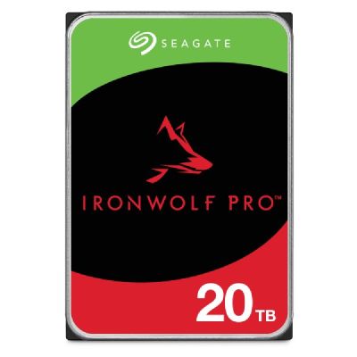 9. Seagate IronWolf Pro HDD (20 TB; 256 MB; 3,5"; SATA)