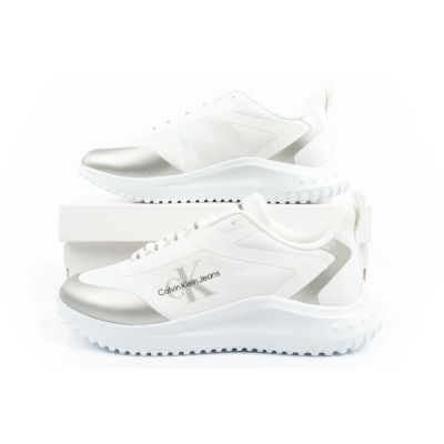 10. Calvin Klein Eva Runner Damenschuhe Sport Sneakers weiß modisch