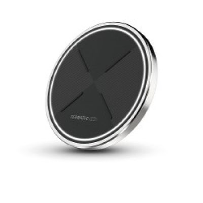 Terratec ChargeAIR dot! Smartphone Schwarz, Silber Kabelloses DC-Laden Schnellladen intern