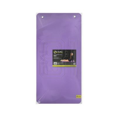 5. HMS Premium MFK01 Violett-Schwarze Club-Fitnessmatte mit Löchern