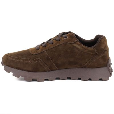 3. Braune Plateau-Sneaker aus Leder von S.Barski