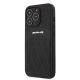 2. AMG Lederhülle mit gebogenen Linien für iPhone 13 Pro Max – Schwarz