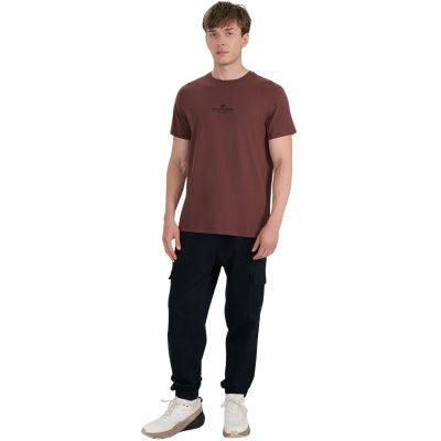 12. Herren T-Shirt 4F M2961 dunkelbraun 4FWAW25TTSHM2961 80S