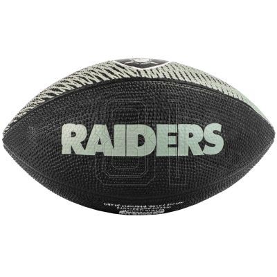 3. Ball Wilson NFL Team Tailgate Las Vegas Raiders Jr Ball WF4010017XBJR