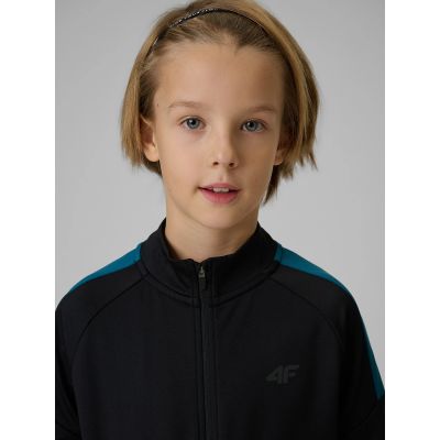 4. Normales Sport-Sweatshirt ohne Kapuze für Jungen 4F 4FJRSS26TFSWM0991-20S