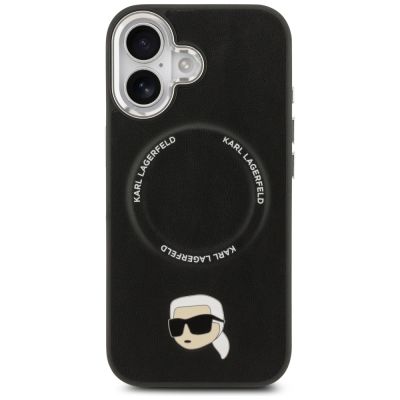 3. Karl Lagerfeld Karl Pin MagSafe Hülle für iPhone 17 - Schwarz
