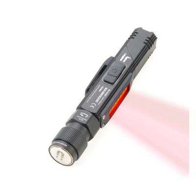 4. TROIKA ECO KNICKLICHT Schwarze Hand- und Stirnband-Taschenlampe mit COB-LED