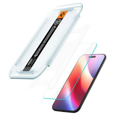 3. Spigen Glas.TR EZ Fit 2er-Pack Panzerglas für iPhone 17 Air - transparent