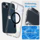 7. Spigen Ultra Hybrid Mag Case mit MagSafe für iPhone 14 Plus – Transparent und Schwarz