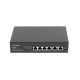 7. LANBERG Switch PoE+ Rack 10"/19" (4x 100 MB/s PoE+, 2x 100 MB/s) RSFE-4P-2FE-60