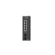 2. D-Link DIS-100G-06P Netzwerk-Switch, unmanaged L2 Gigabit Ethernet (10/100/1000), PoE-fähig, DIN-Schienenmontage, Schwarz