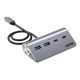 12. UNITEK ALUMINIUM-HUB USB-A/C 2X USBA 2X USBC 5GBP