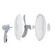3. Esperanza Typhoon EHF002WE Standventilator (weiß, grau)