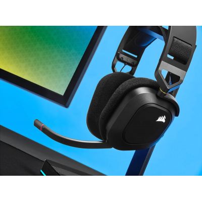 10. Corsair HS80 RGB Wireless Carbon Kopfhörer