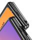 7. Plating Case Hülle für Samsung Galaxy Z Fold 4 Hülle mit metallischem Rahmen blau