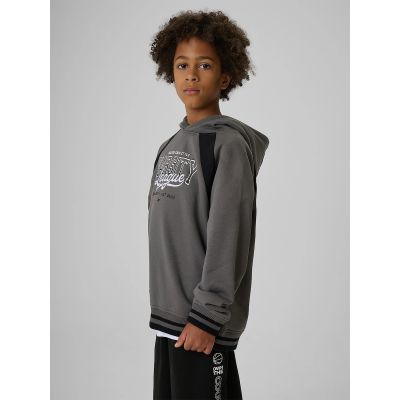 4. Jungen-Sweatshirt im Loose Fit mit Kapuze 4F 4FJRAW26TSWSM3193-25S