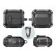 3. Tech-Protect Silikon-Hakenhülle für Samsung Galaxy Buds 3 / 3 FE / 3 Pro - Schwarz