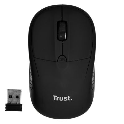 5. TRUST Primo Wireless Mouse, matt schwarz