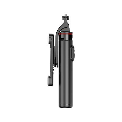 6. Selfie-Stick WC13YDS Teleskopstativ 1,3 m mit Doppellampe und Telefonhalter – Schwarz