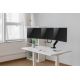 10. GEMBIRD Verstellbarer Schreibtischarm/Halterung für 3 Monitore 17-27 Zoll, VESA 100x100 mm, bis zu 6 kg