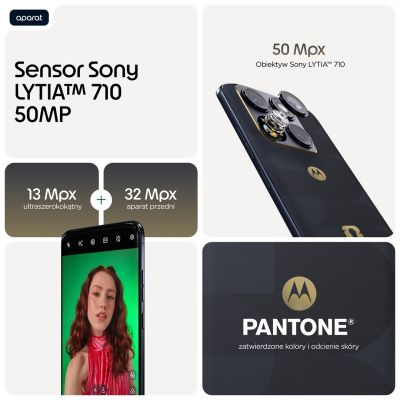 7. Motorola Edge 70 Fusion 5G 256GB, schwarz FIFA