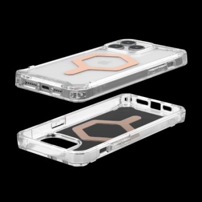 3. UAG Plyo MagSafe Hülle für iPhone 15 Pro Max – transparent und perlmuttfarben
