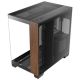 5. Antec C8 Full-Tower-Computergehäuse aus Holz, Schwarz