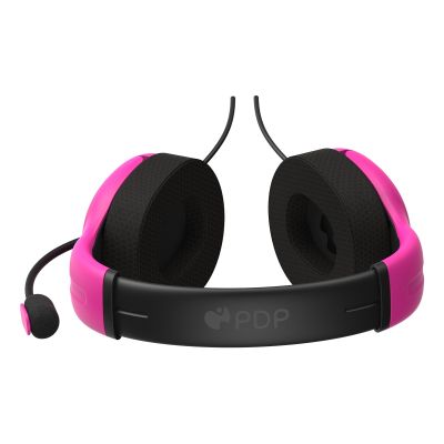 7. PDP Nebula Kabelgebundenes Gaming-Headset mit Kopfbügel, Schwarz, Pink
