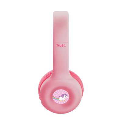 5. TRUST Nouna Kabellose Kinder-Kopfhörer in Pink