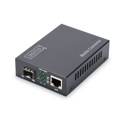 Medienkonverter RJ45 10/100/1000Base-T auf SFP 1000Base-SX/LX (ohne SFP-Modul)