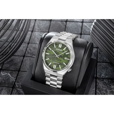 5. CITIZEN Tsuyosa Saphirglas Herrenuhr, mechanisch, NJ0159-86X + Box