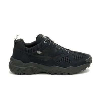CATERPILLAR GRAPPLE SCHUHE AUS WILDLEDER-Mesh, SCHWARZ (P726661)