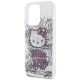 6. Hello Kitty IML Kitty On Bricks Graffiti Hülle für iPhone 15 Pro Max – weiß