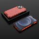 13. Honeycomb Handyhülle Schutzhülle mit TPU Rahmen für iPhone 13 mini rot